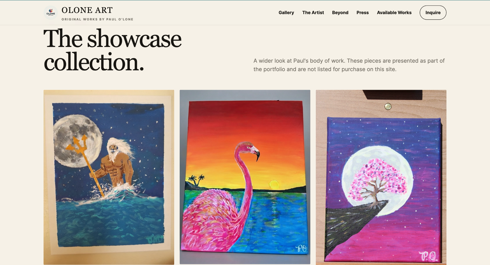 Olone Art gallery design