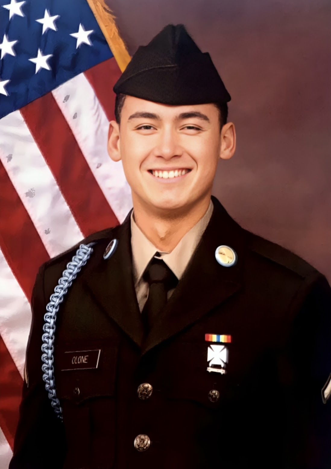 LocalForge founder Tyler O'Lone in Army uniform